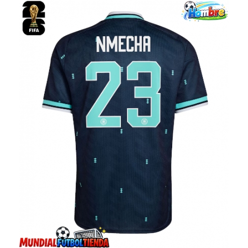 Camiseta Alemania Felix Nmecha #23 Segunda Equipación Replica Mundial 2026 mangas cortas